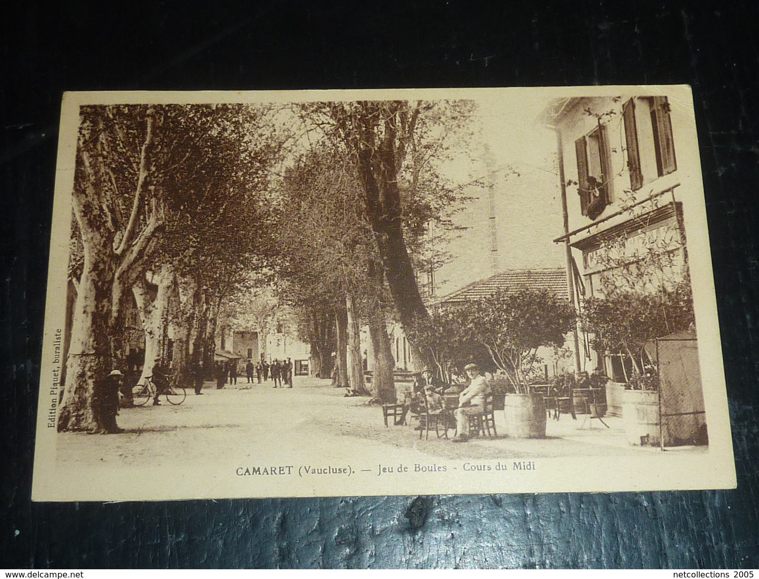 CAMARET - JEU DE BOULES, COURS DU MIDI - 84 VAUCLUSE (AG) - Camaret Sur Aigues