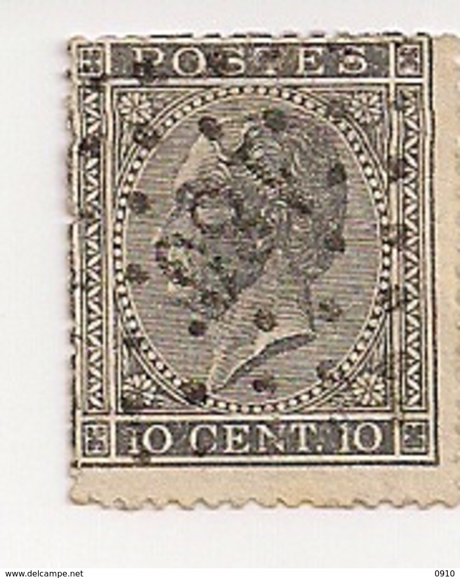 NR.17-LP180 HERZELE - 1865-1866 Profilo Sinistro