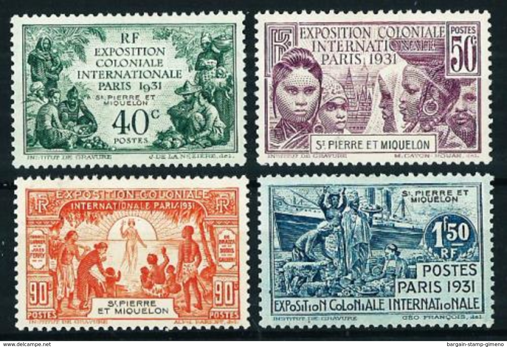St.Pedro Y Miquelón Nº 132/5 Nuevo* Cat.32€ - Unused Stamps