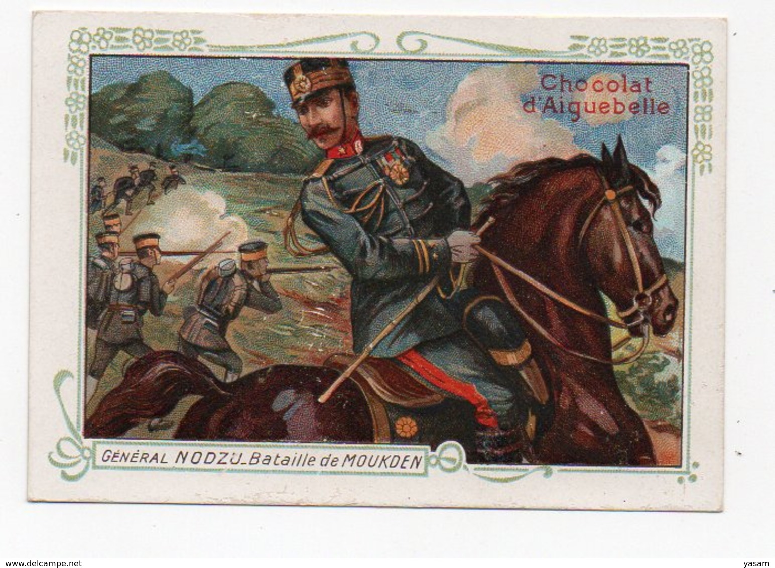 Russo-Japanese War. Insert. Chocolate Advertising. General Nodzu. - Russland
