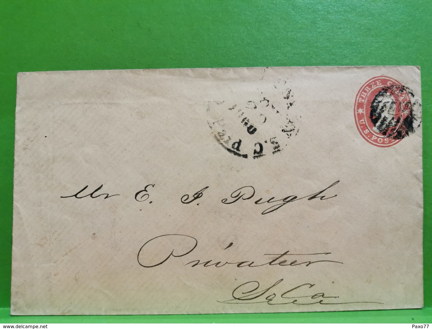 Lettre, Stamp 3 Centimes - Briefe U. Dokumente