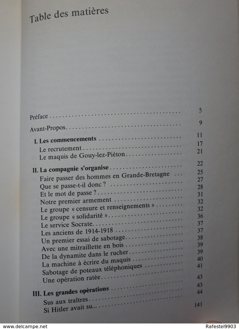 Livre GOUY LEZ PIETONS Paradis Des Réfractaires Histoire Compagnie Armée Secrète 324 Résistance Courcelles Pont à Celles - Guerre 1939-45