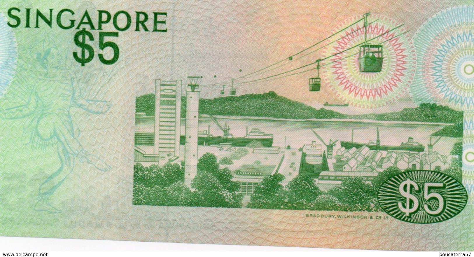 SINGAPORE= N/D    5  DOLLARS     P-10          UNC - Singapore