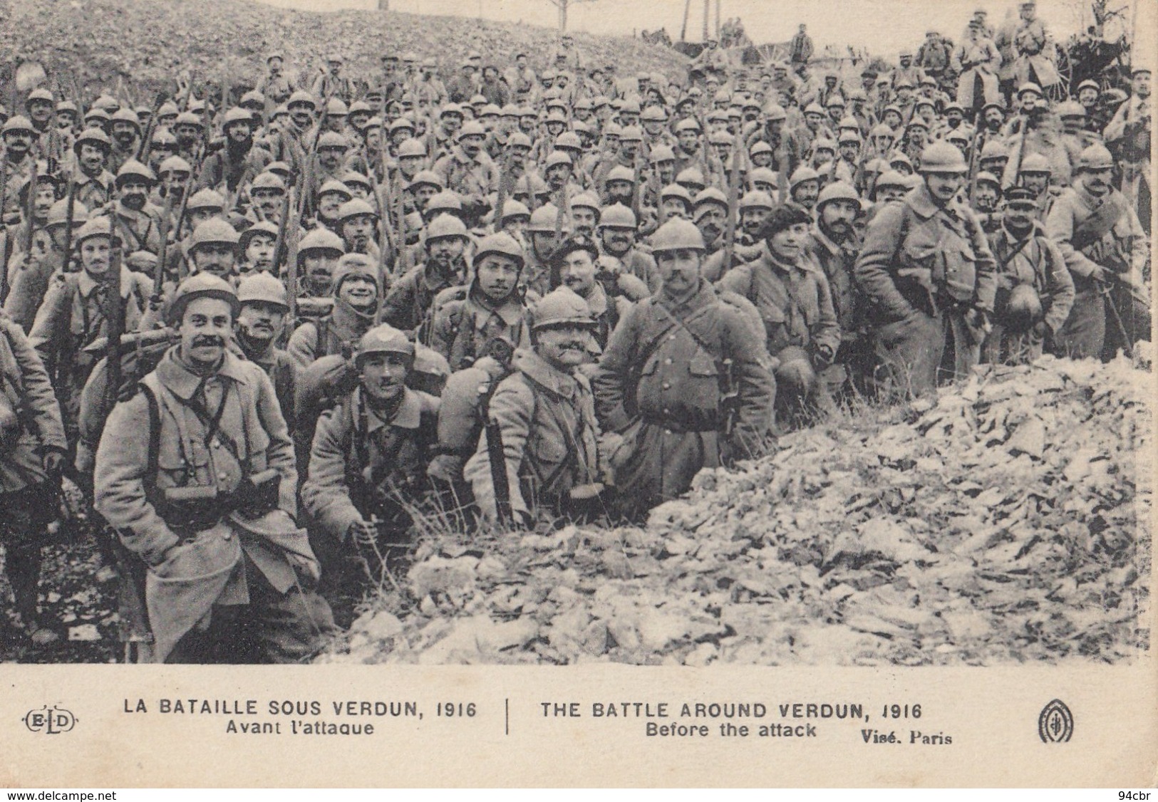 CPA (1914-1918)  La Bataille Sous Verdun 1918 Avant L Attaque  (b.bur Theme) - Guerre 1914-18