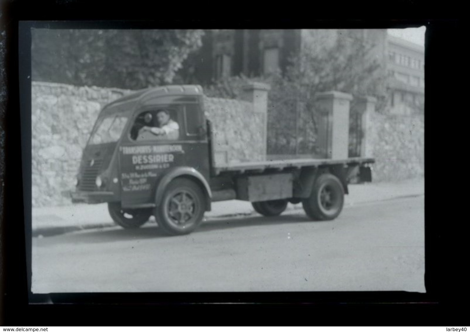 Negatif Photo Ancienne - Camion Ancien - Automobiles