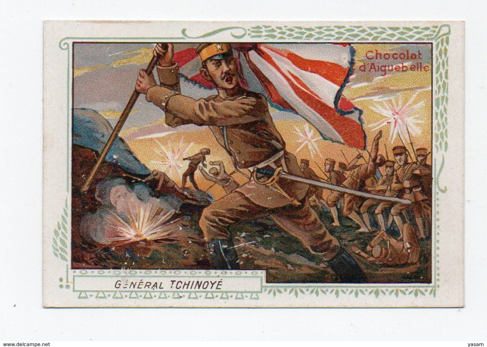 Russo-Japanese War. Insert. Chocolate Advertising. General Tchinoye. - Russland