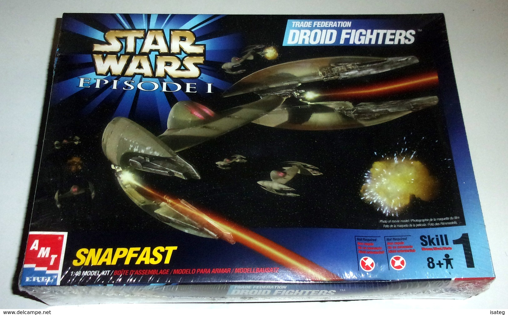 Star Wars "Droid Fighters" Vintage - Kit A Monté - Amt - Autres & Non Classés