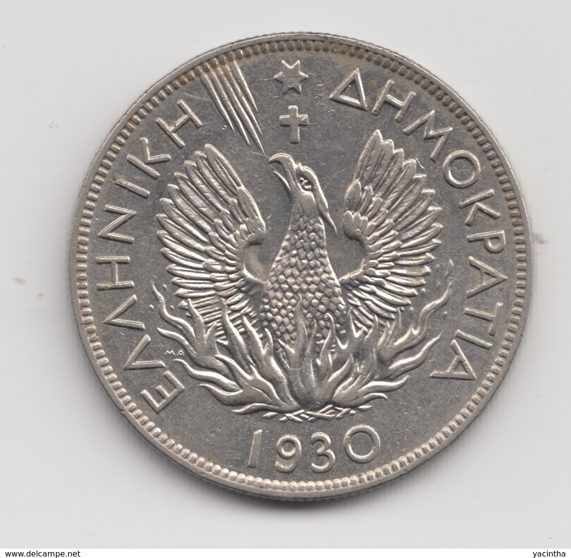 @Y@  Griekenland 5 Drachma  1930          (4717) - Griechenland