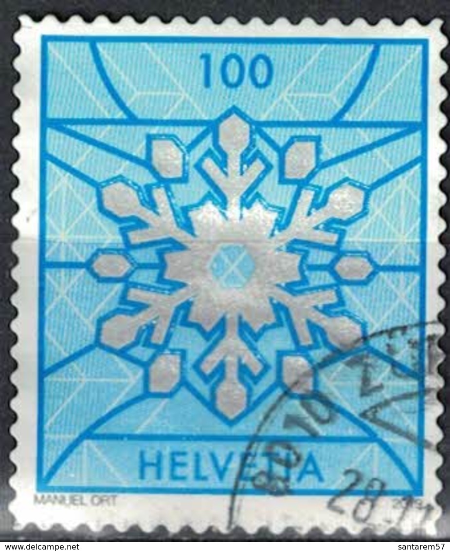 Suisse 2019 Oblitéré Used Snowflake Flocon De Neige SU - Used Stamps