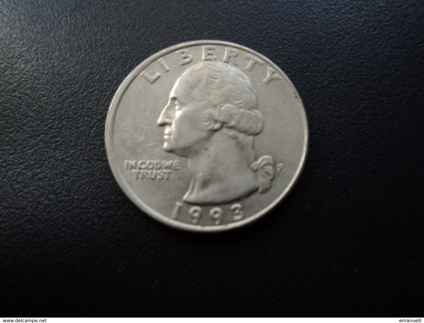 ÉTATS UNIS D'AMÉRIQUE : 1/4 DOLLAR   1993 P   KM A164a    TTB+ - 1932-1998: Washington