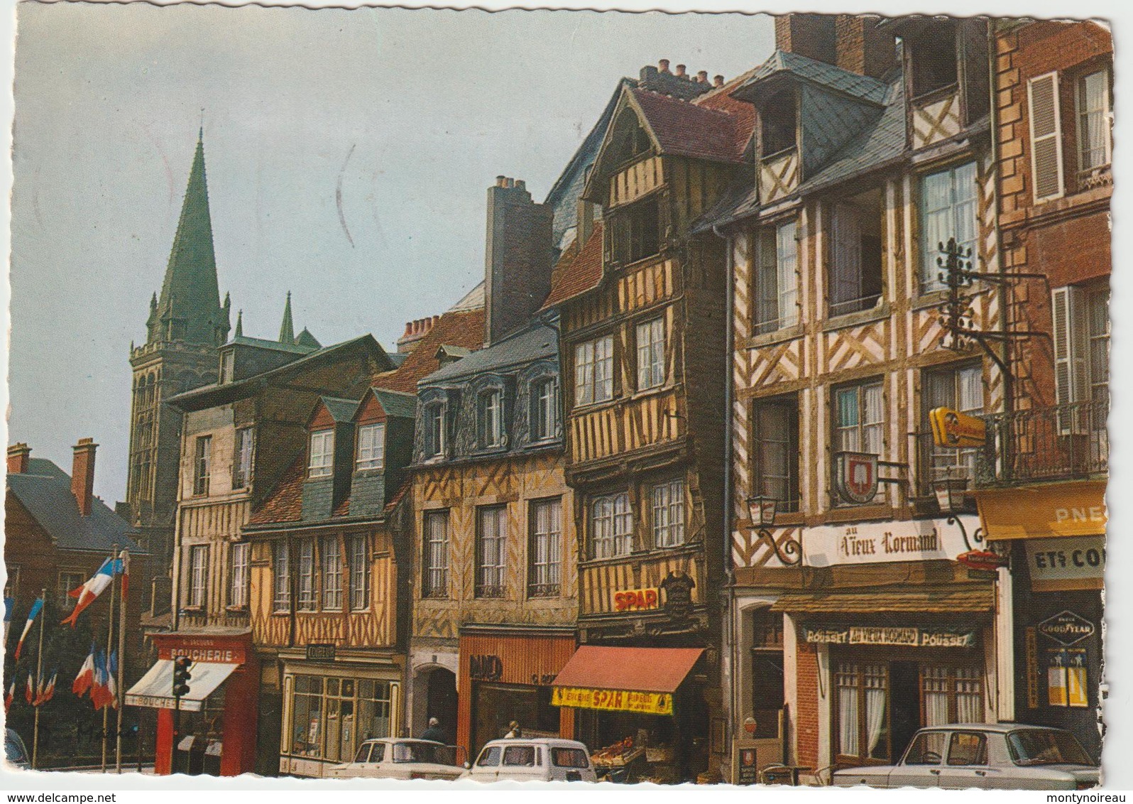 Calvados :  LISIEUX :  Vue ,  Vieilles   Maisons 1967 - Lisieux