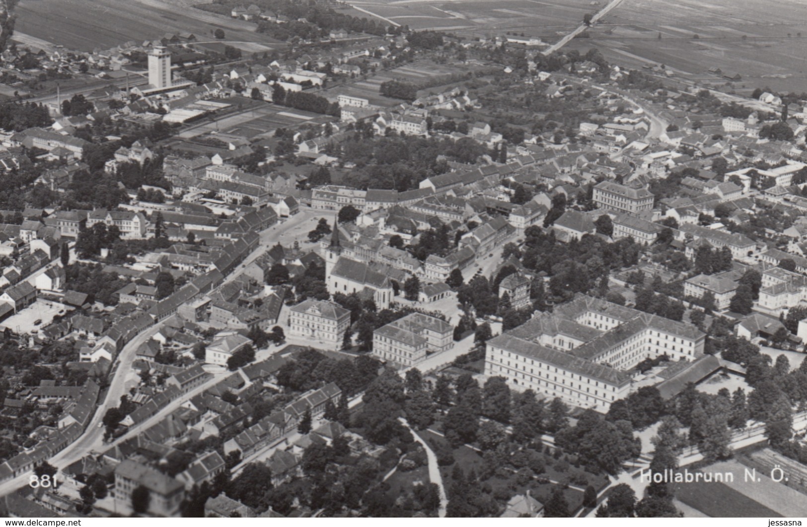 AK - NÖ - Hollabrunn - Fliegeraufnahme - 1960 - Hollabrunn