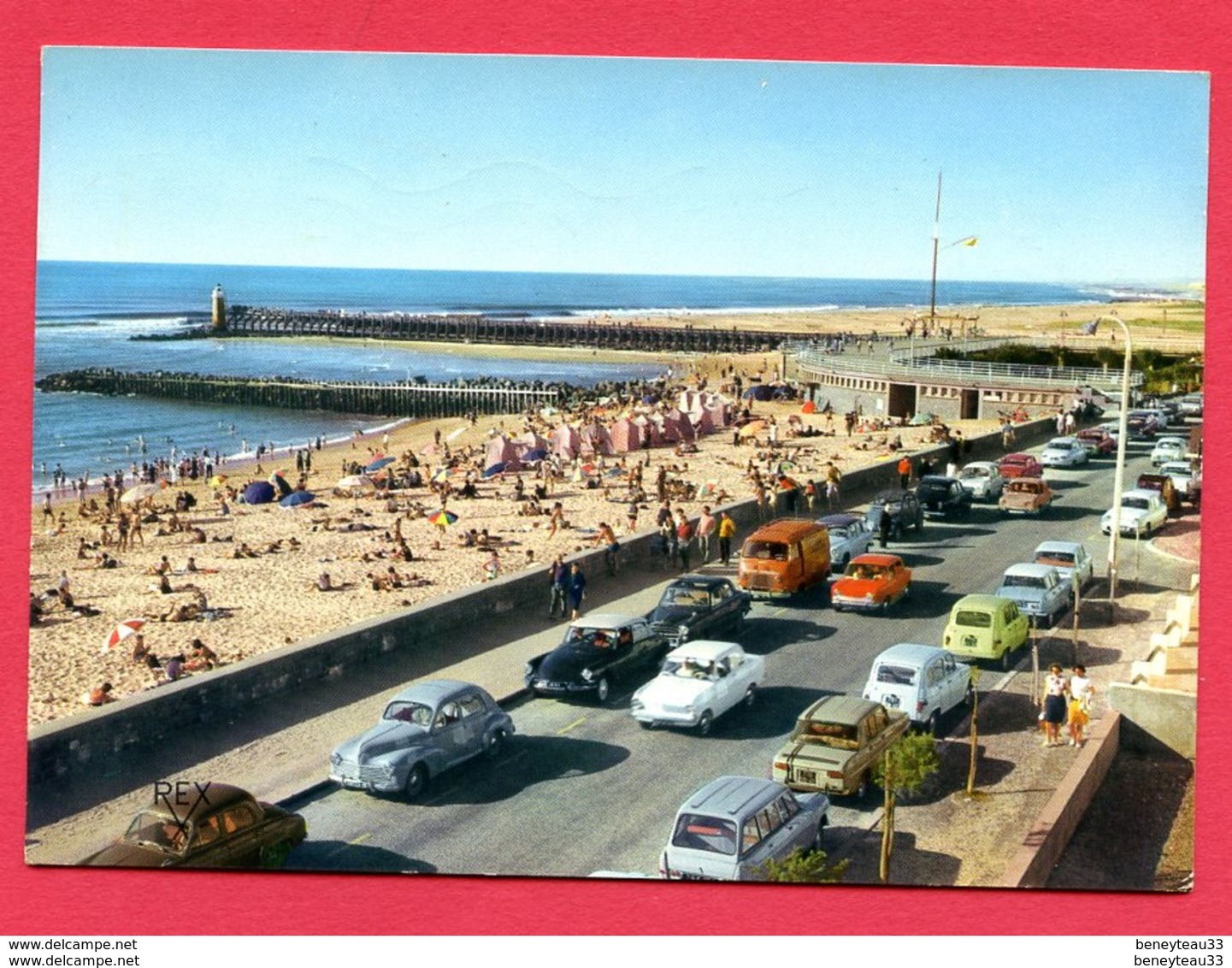 CP (Réf : X010) CAPBRETON (40 LANDES) (Très Animée, Peugeot 203, DS Citroën, Renault 4 Etc.) - Capbreton