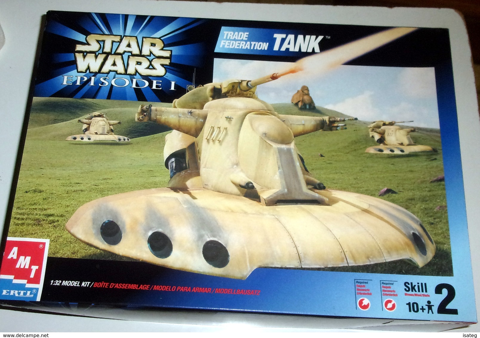 Star Wars Vintage "Tank Trade Federation" - Amt Ertl - Zonder Classificatie