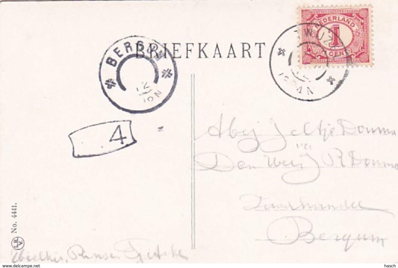 3725	15	Achter Het Spinnewiel 1912 (rechtsboven Een Vouw) - Artigianato