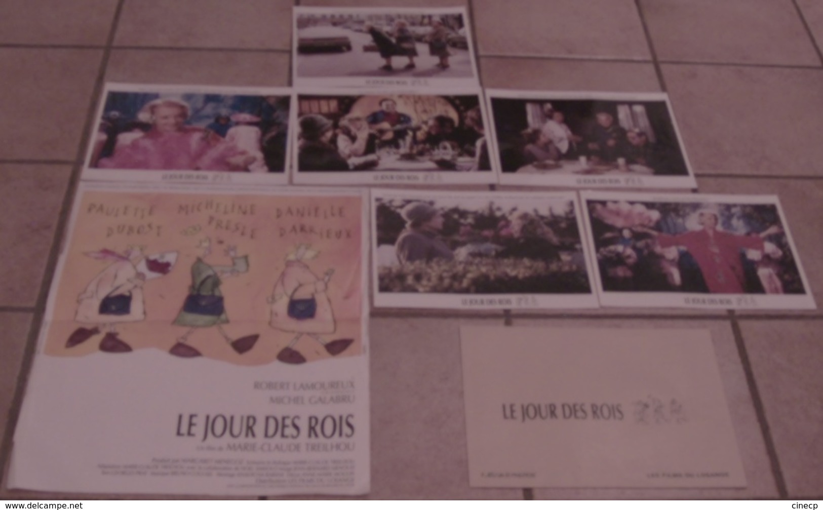 AFFICHE CINEMA ORIGINALE FILM LE JOUR DES ROIS + 6 PHOTOS EXPLOITATION DUBOST DARRIEUX PRESLE 1991 MILLET - Plakate & Poster