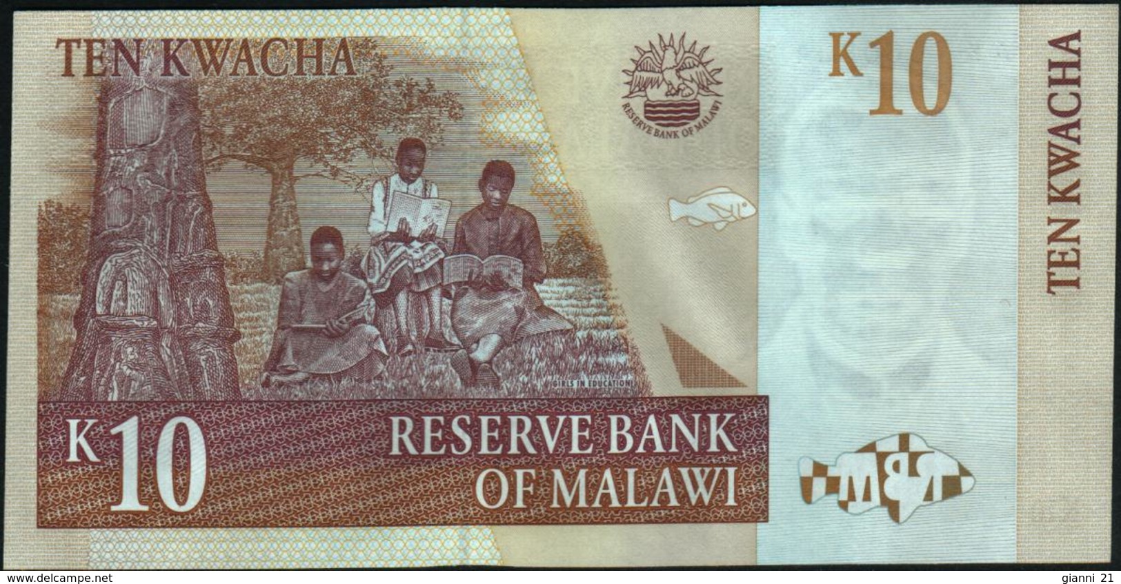 MALAWI - 10 Kwacha 01.07.1997 UNC P.37 - Malawi