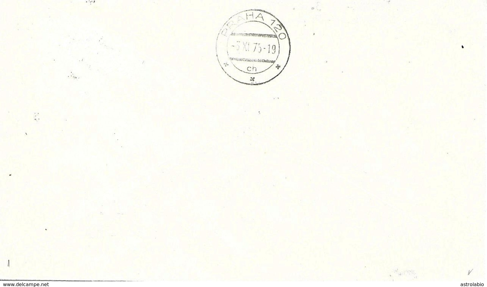 Helsinki-Leningrad-Praha Premier Vol 1975 Sur Lettre, First Flight Cover. Voir 2 Scan - Storia Postale