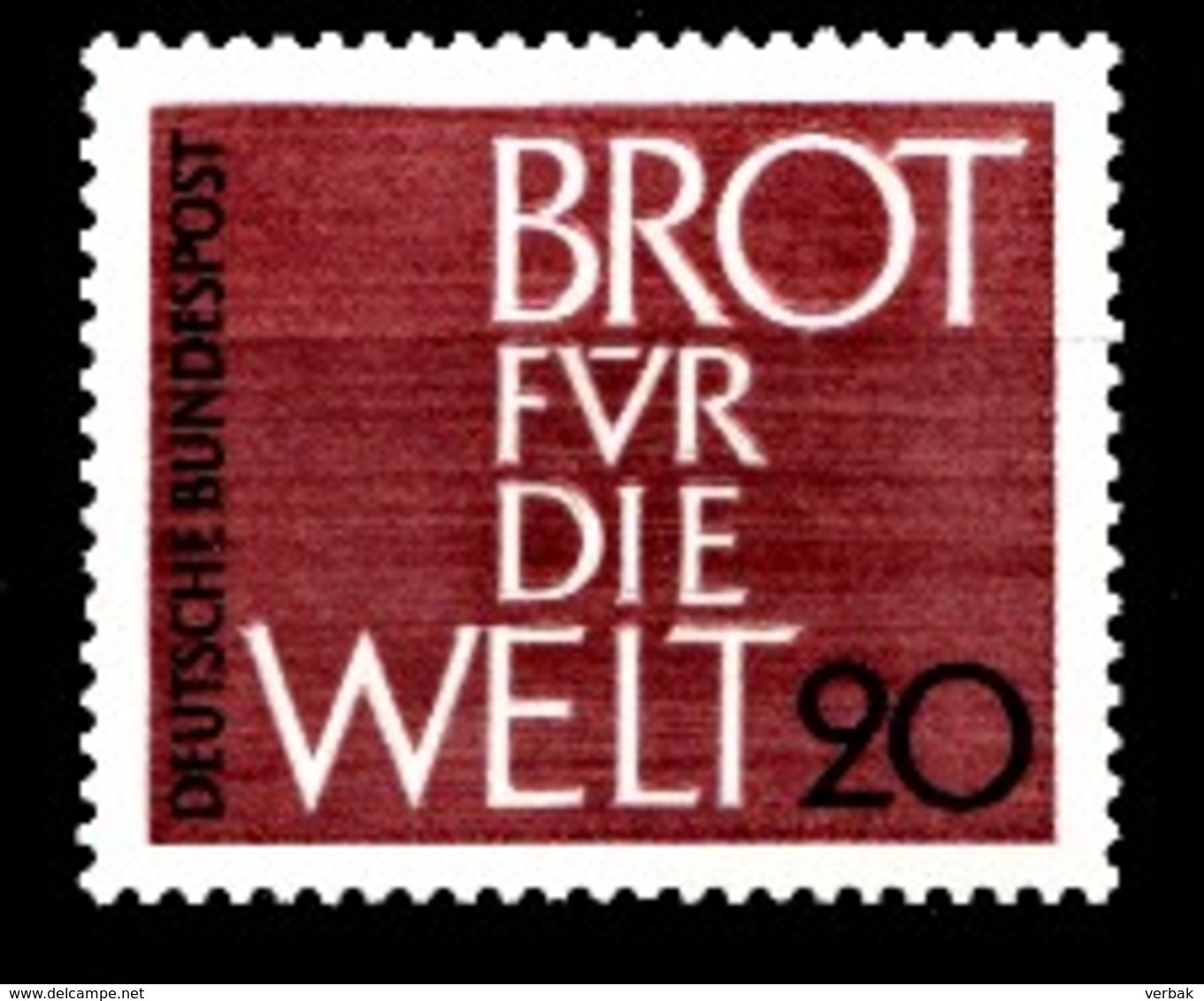 Allemagne 1962 Mi.:nr:389 Brot Für Die Welt  Neuf Sans Charniere / Mnh / Postfris - Neufs