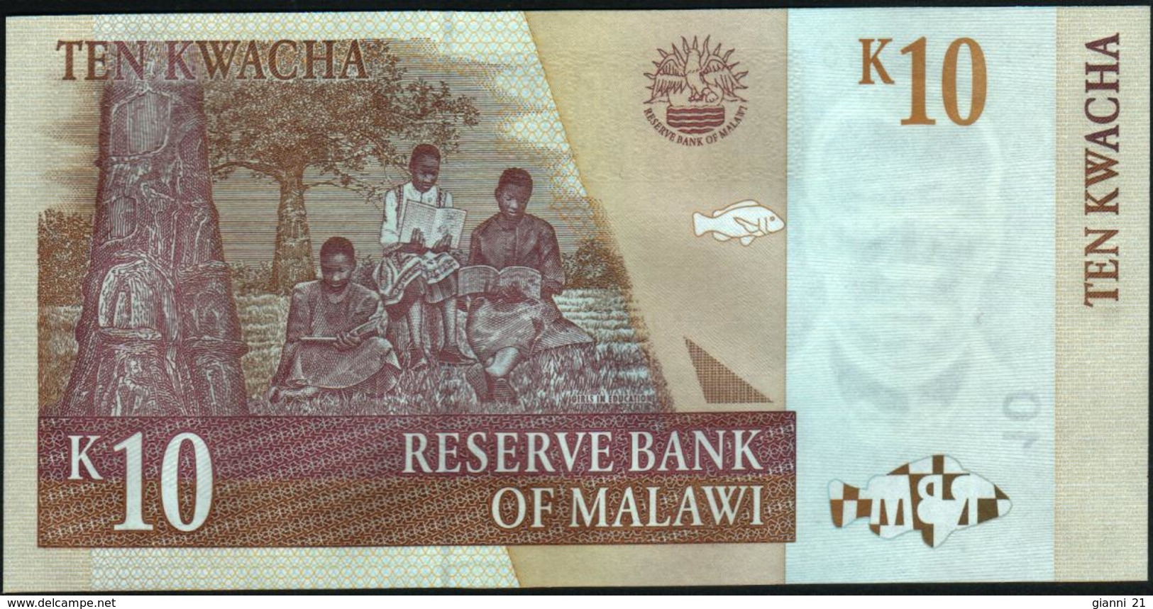 MALAWI - 10 Kwacha 01.06.2004 UNC P.51 - Malawi