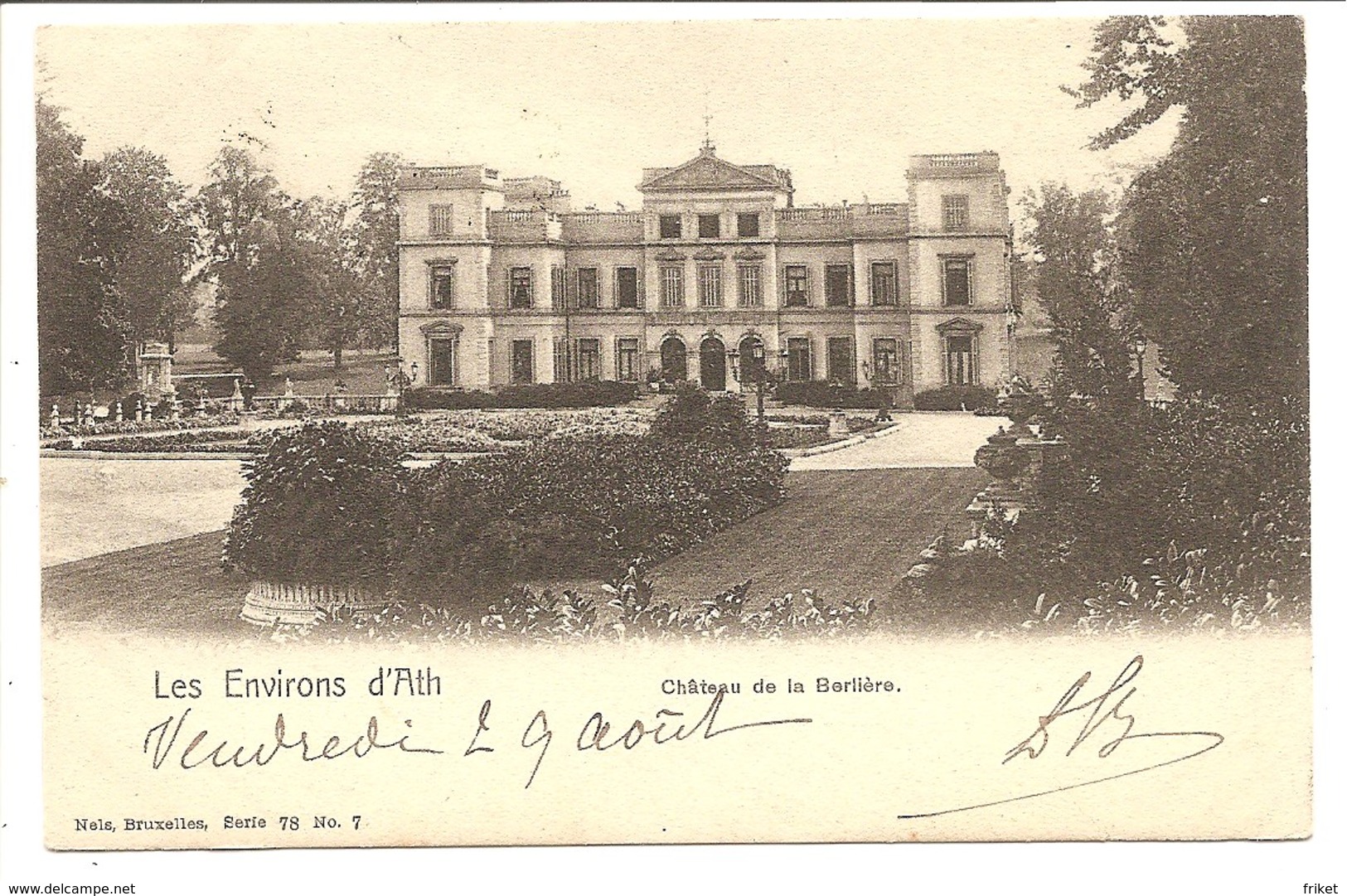 -62-   ATH  Chateau De La Berliere - Ath