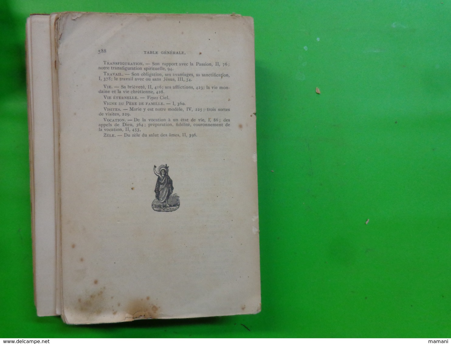 lot de livres sur le theme de la religion-l'apostolat du rosaire-vie des saintes femmes des martyres et des vierges