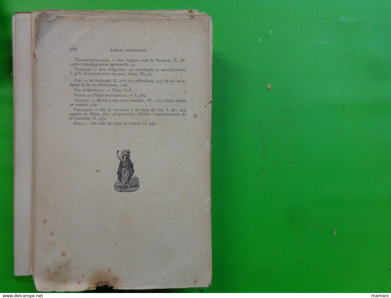 lot de livres sur le theme de la religion-l'apostolat du rosaire-vie des saintes femmes des martyres et des vierges