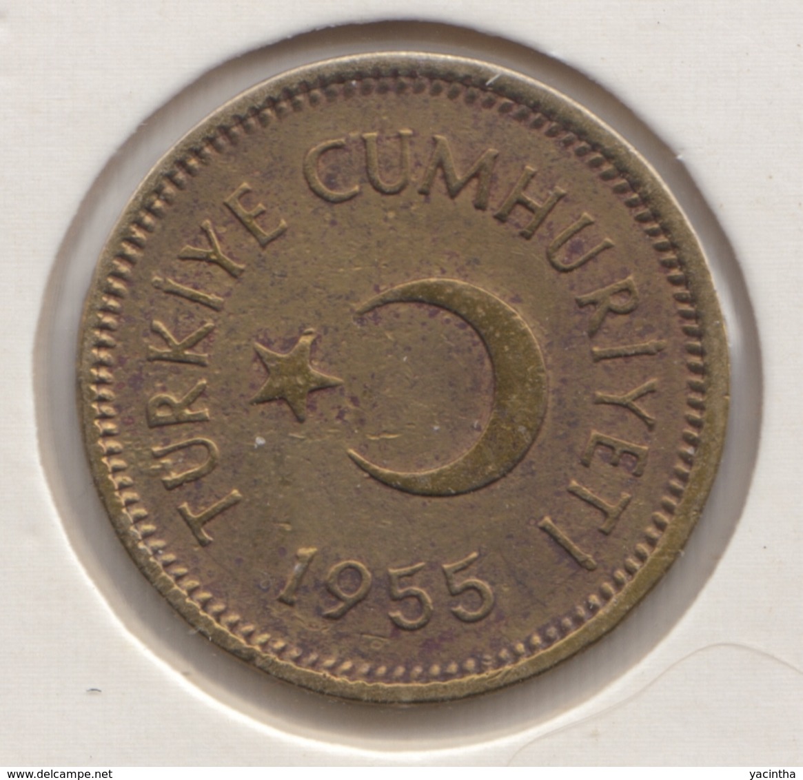 @Y@  Turkije  5 Kurus  1955    (4768) - Turquie