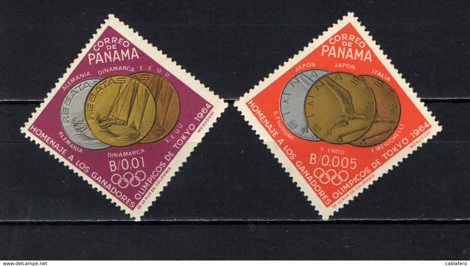 PANAMA - 1964 - MEDAGLIE OLIMPICHE - MNH - Panama