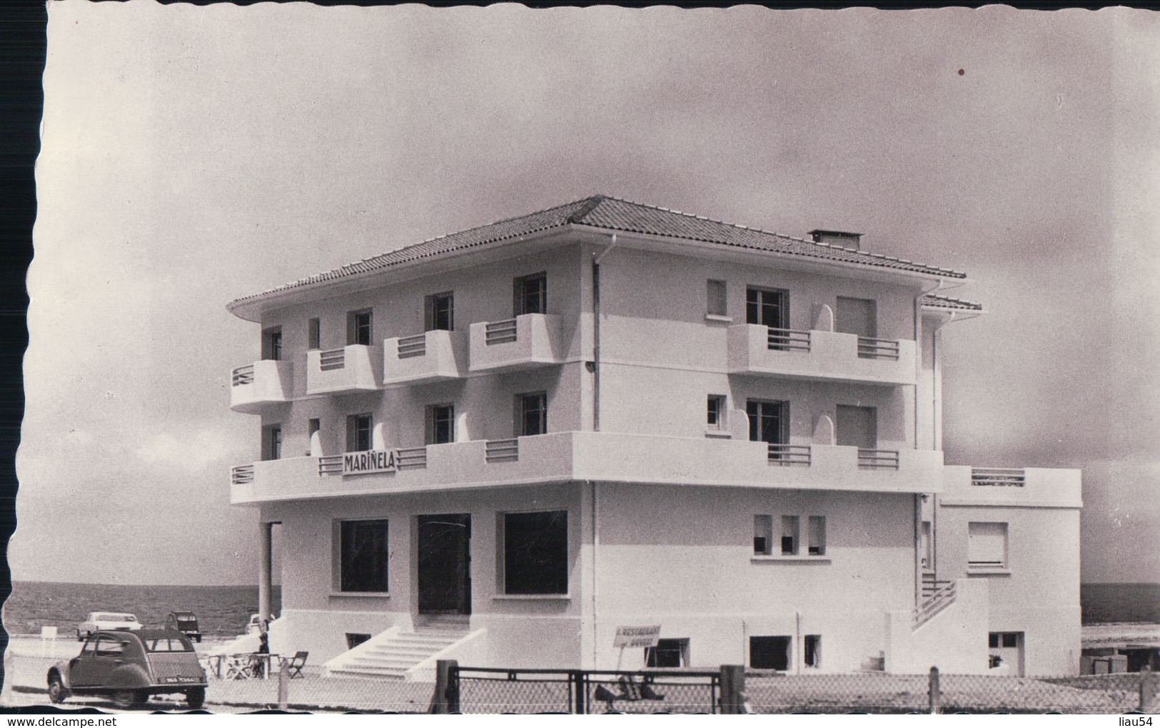 ANGLET Hôtel Restaurant MARINELA Bord De Mer Chambre D'Amour (1965, 2CV) - Anglet