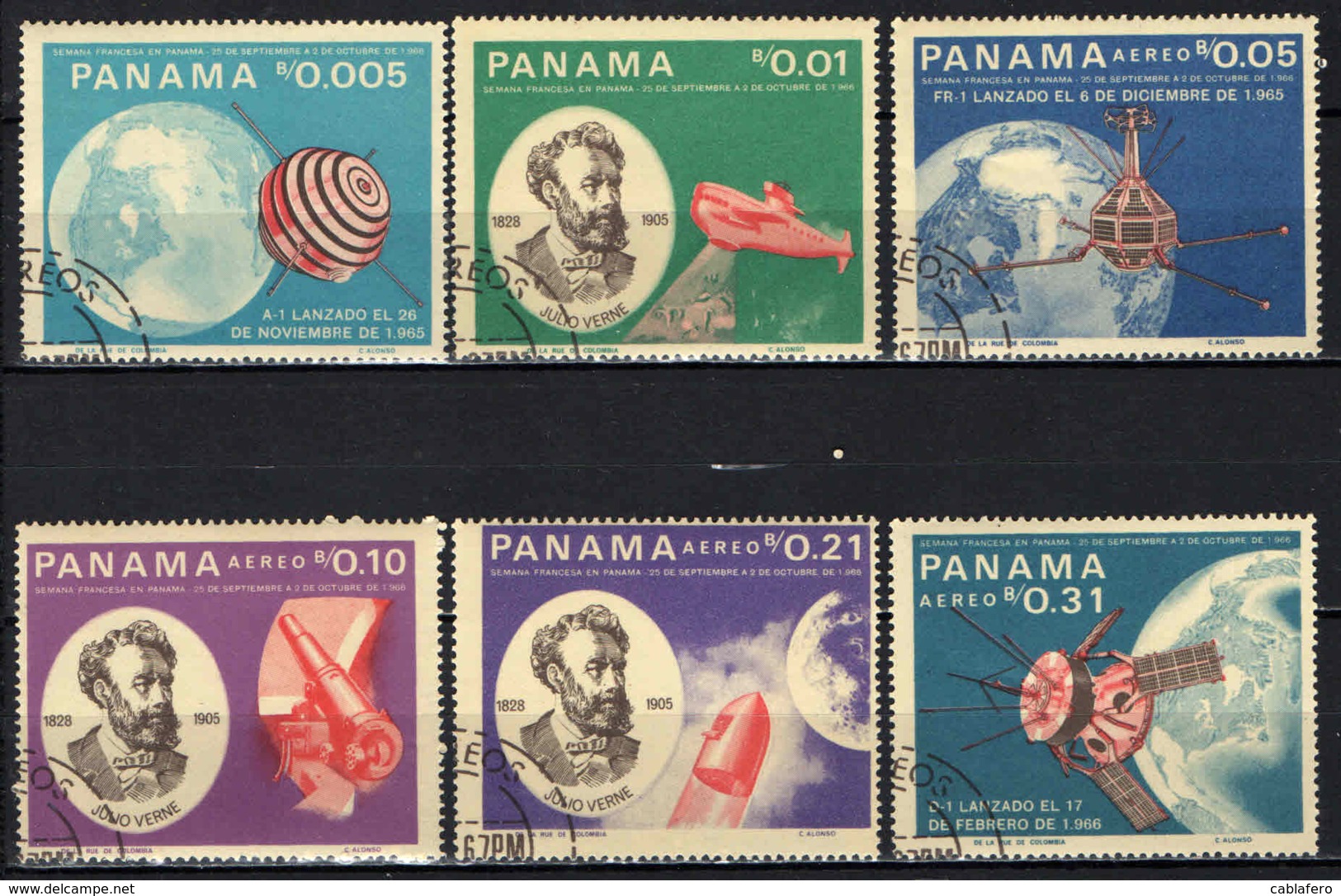 PANAMA - 1966 - JULES VERNE - USATI - Panama
