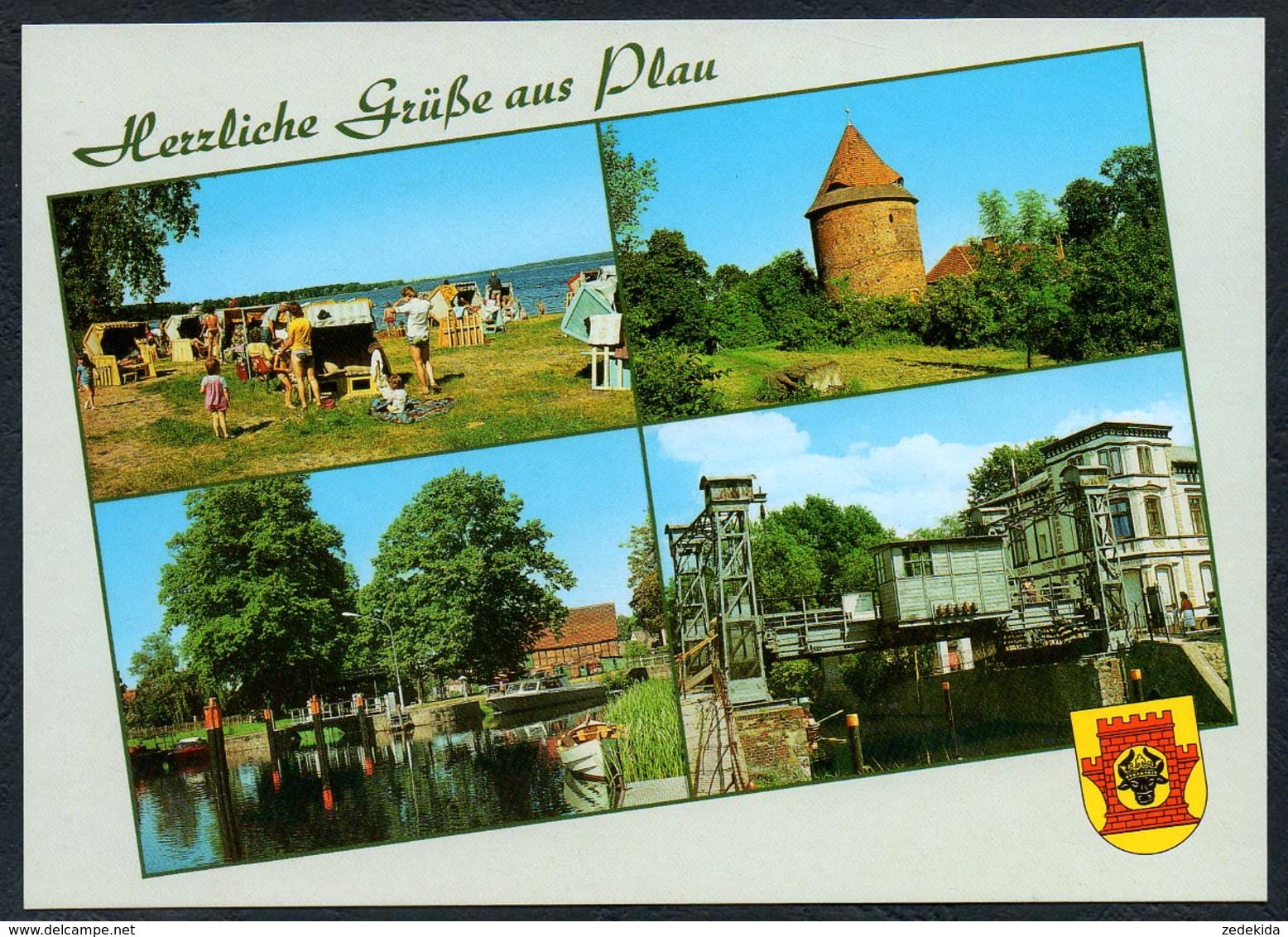 D0589 - TOP Plau - Bild Und Heimat Reichenbach Qualitätskarte - Plau