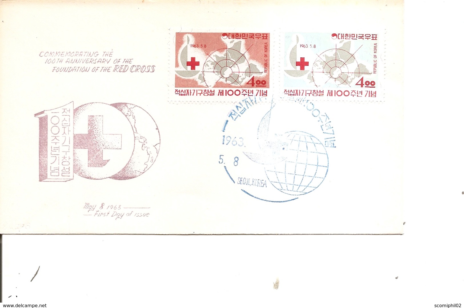 Corée Du Sud - Croix-Rouge ( FDC De 1963 à Voir) - Korea, South