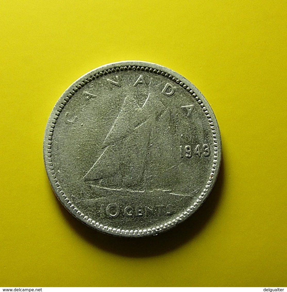 Canada 10 Cents 1943 Silver - Canada