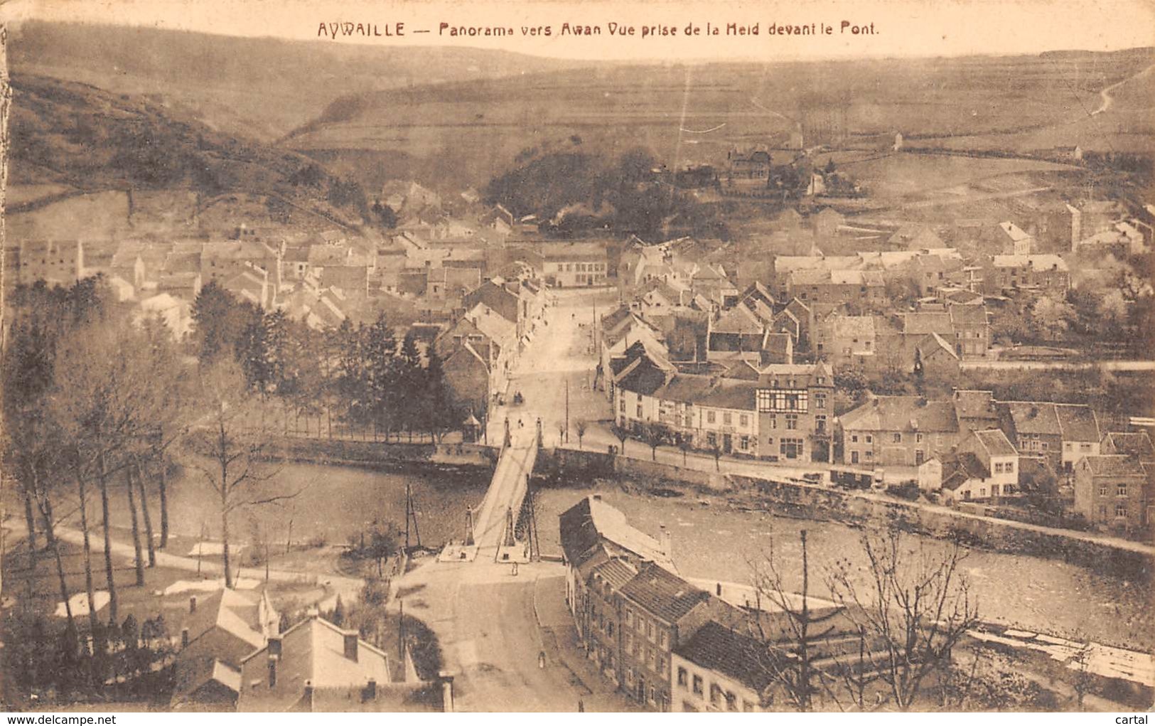 AYWAILLE - Panorama Vers Awans.  Vue Prise De La Meid Devant Le Pont - Aywaille