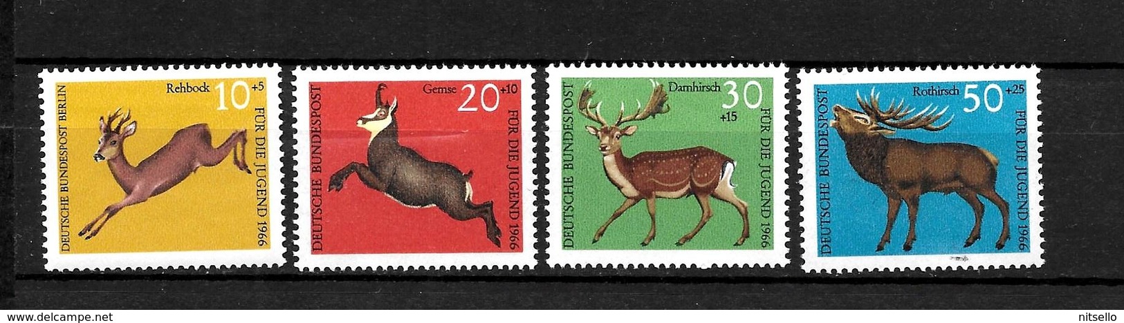 LOTE 1949  ////  ALEMANIA FEDERAL 1966  YVERT Nº: 364/367**MNH   CATALOG.2014/COTE: 1.75€ - Nuevos