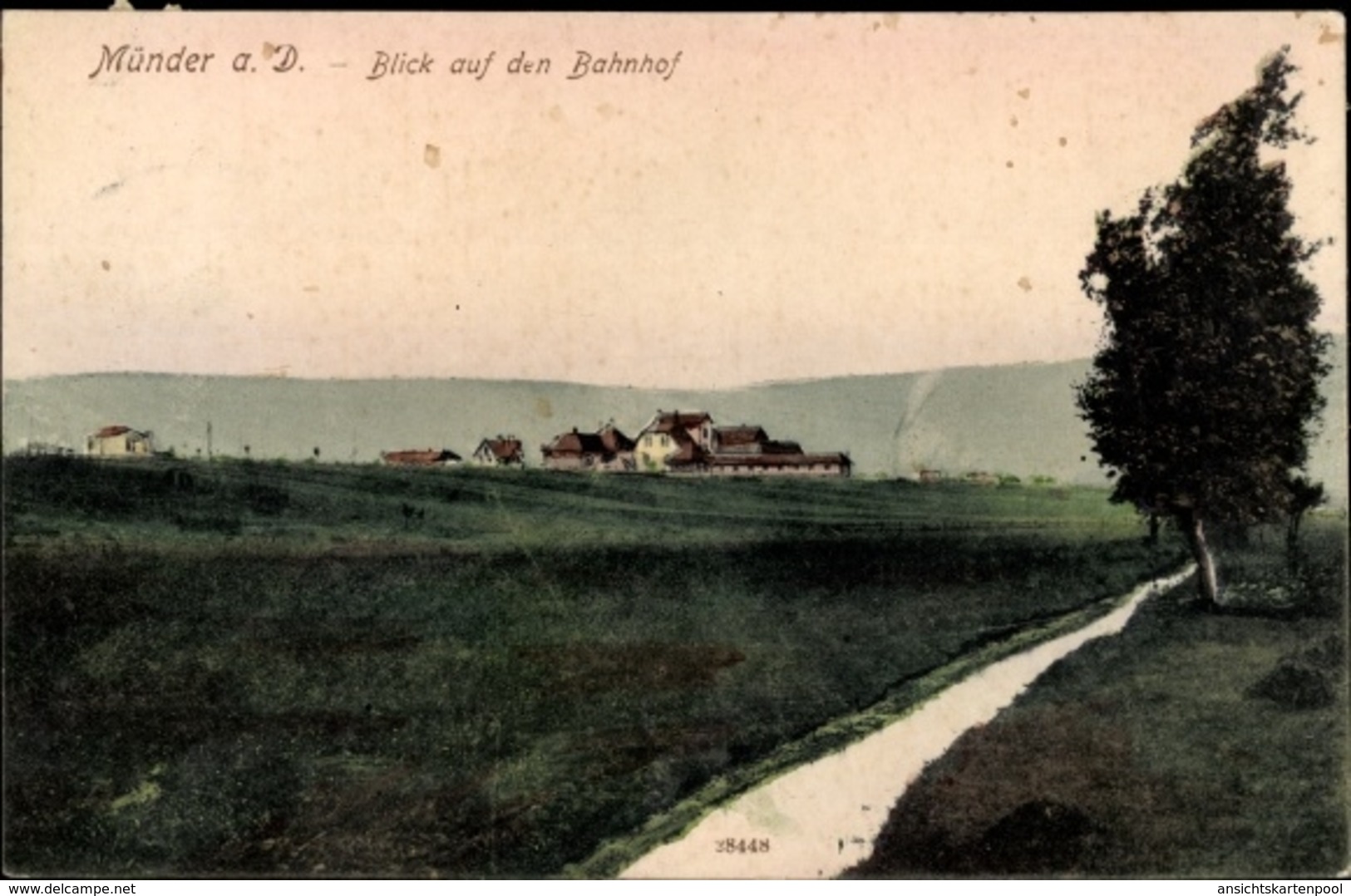 Cp Bad Münder Am Deister, Blick Auf Den Bahnhof - Autres & Non Classés