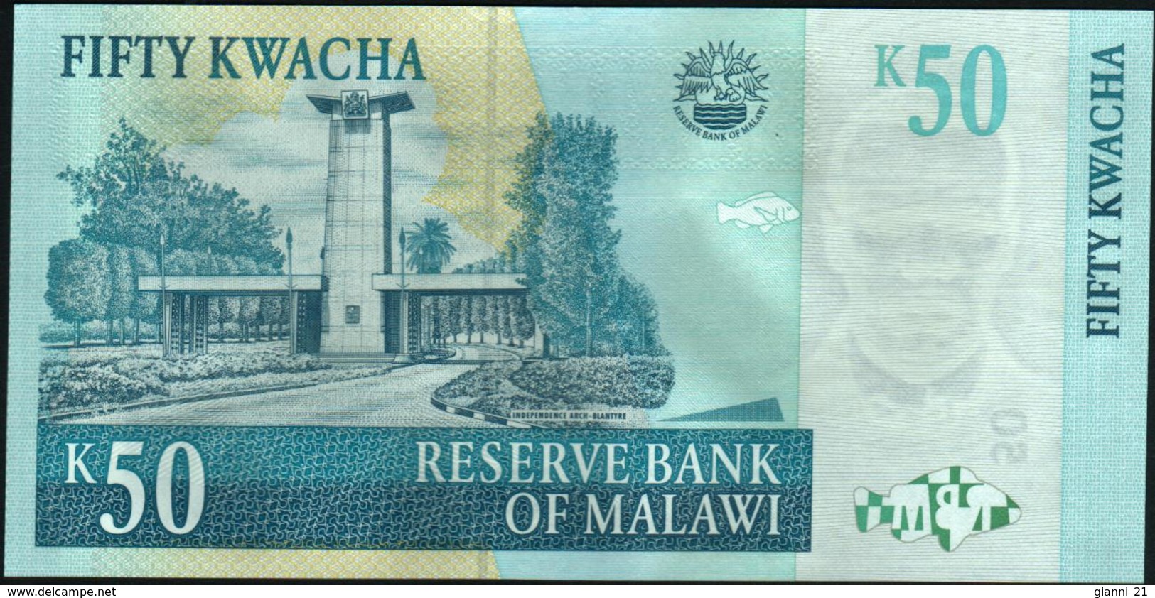 MALAWI - 50 Kwacha 30.06.2011 UNC P.53 E - Malawi