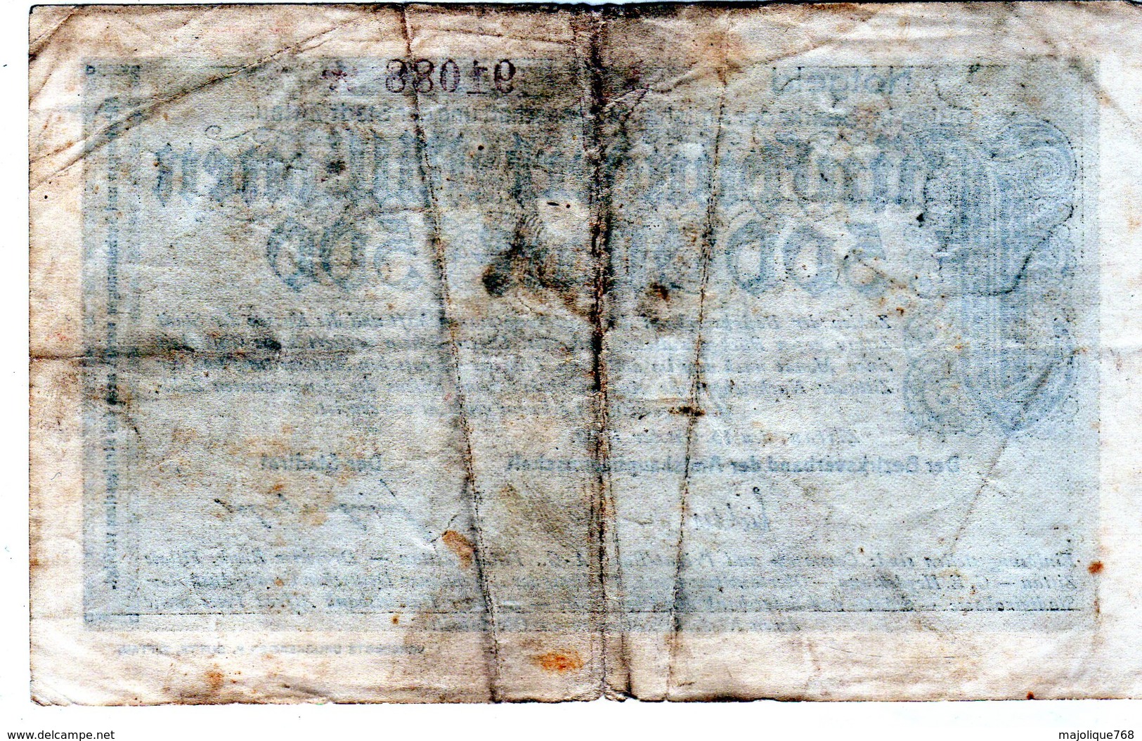 Billet De Nécessité  De La République De Weimar > Reichsbanknote > 500 Millionen Mark Du 15 Octobre 1923 - - 500 Miljoen Mark