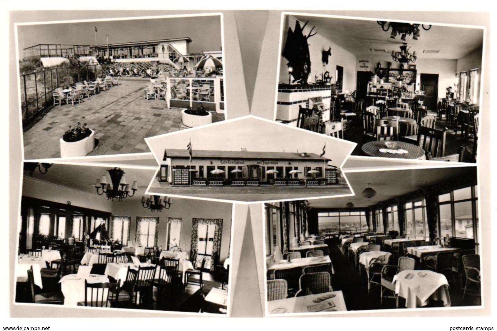 Hoek Van Holland, Cafe-Restaurant "Het Jagershuis", Ca. 60er Jahre - Hoek Van Holland