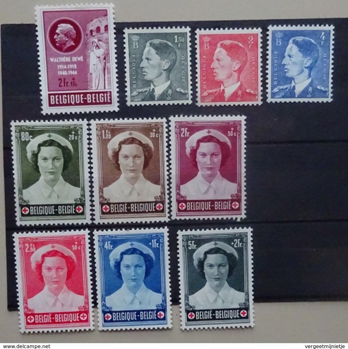 BELGIE 1953    Nr. 908 /  909 - 911 /  912 - 917  Postfris *     CW  77,25 - Unused Stamps