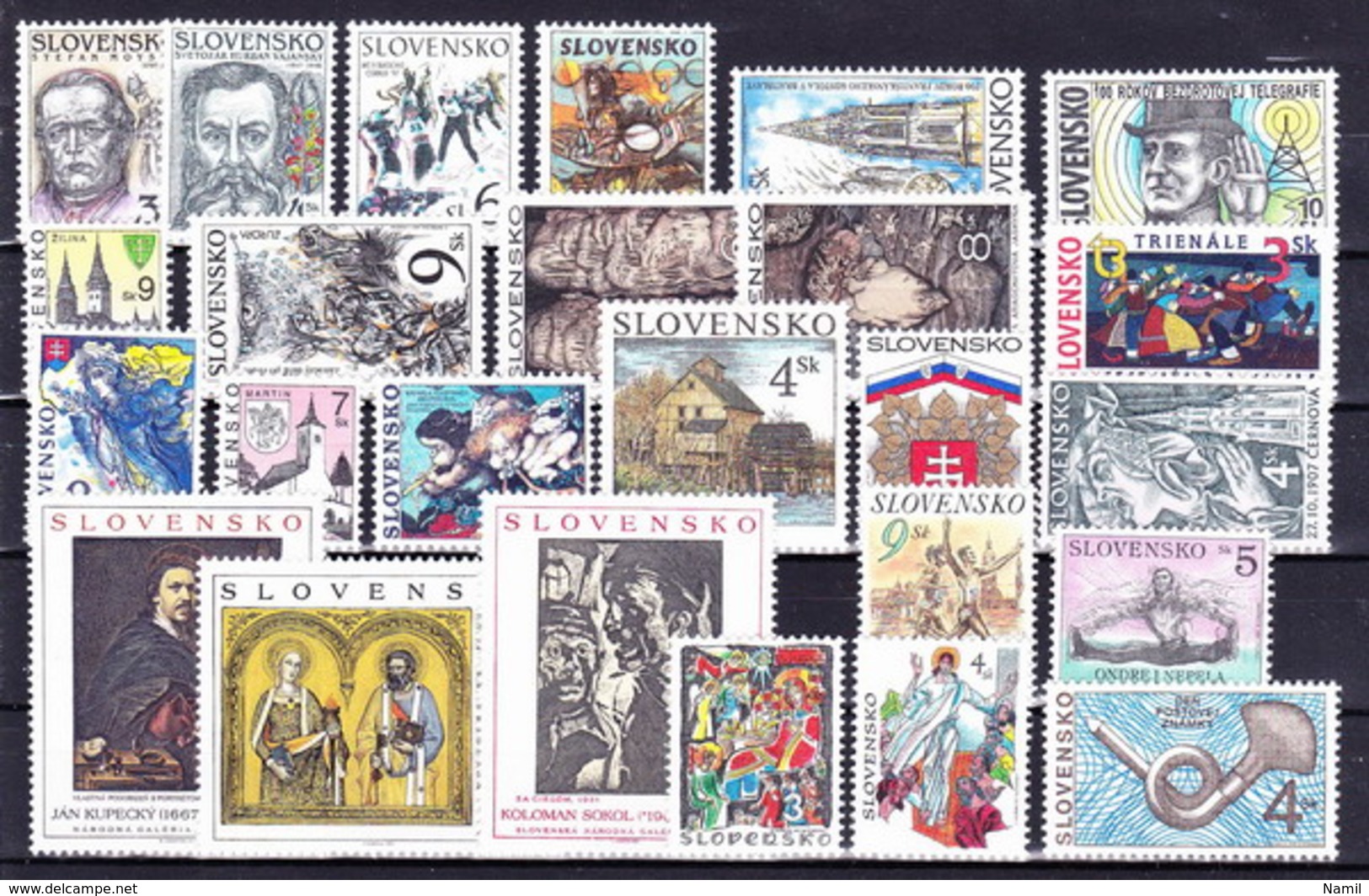 ** Slovaquie 1997 Mi 271-299, (MNH) L'année Complete - Années Complètes