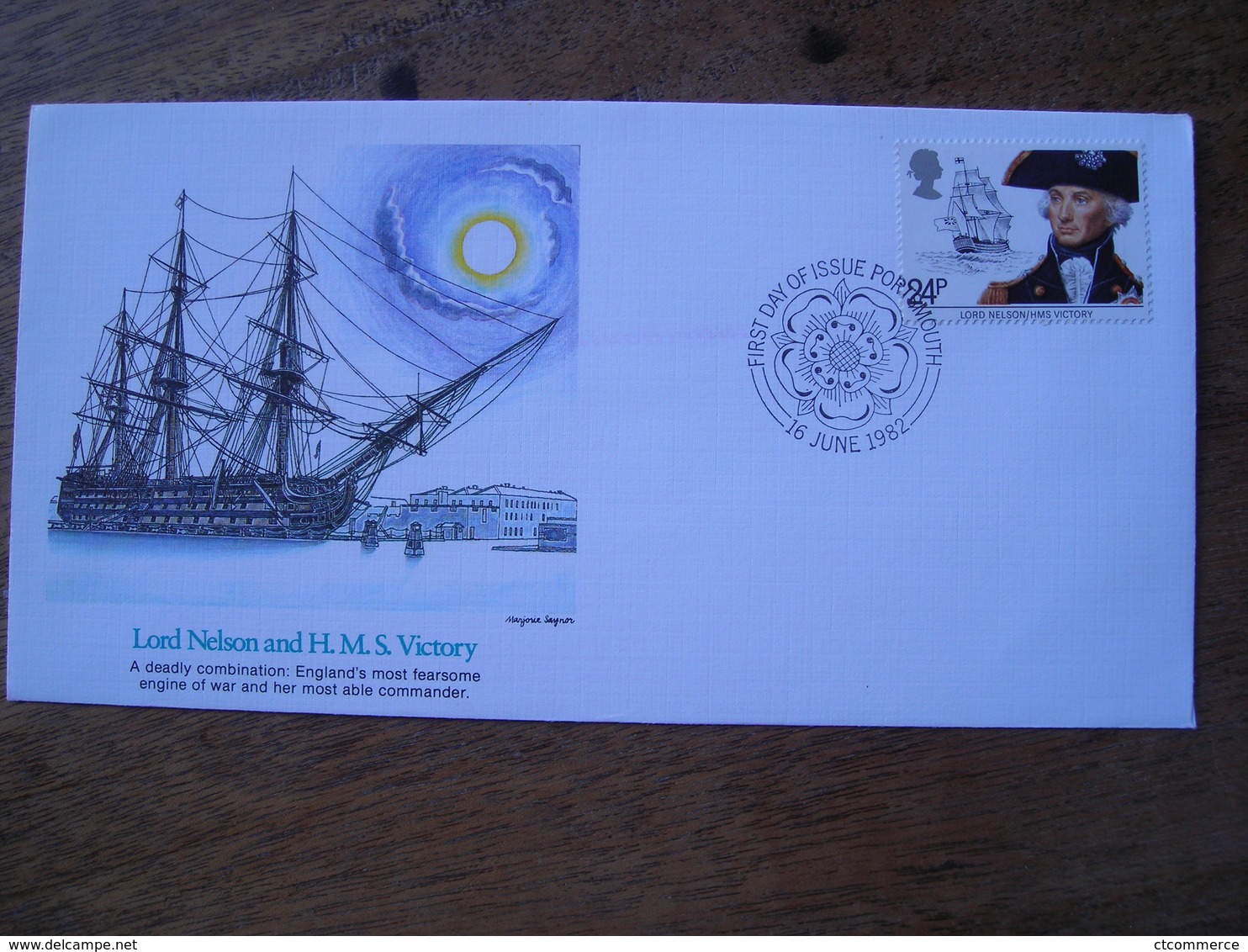 1982 FDC Lord Nelson Et HMS Victory - 1981-1990 Decimal Issues