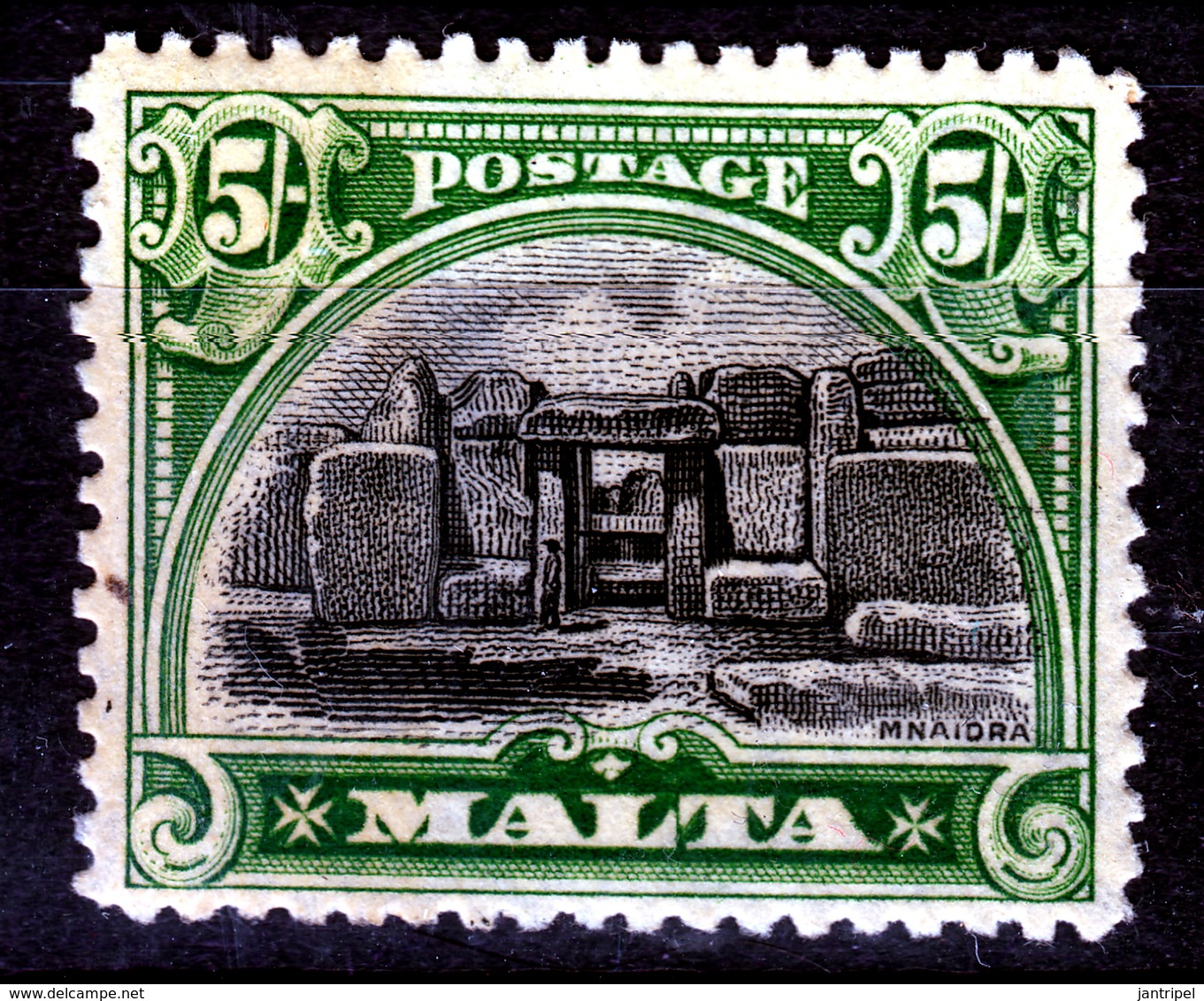 MALTA 1926  SET KGV  5/-  MH/MLH - Malta