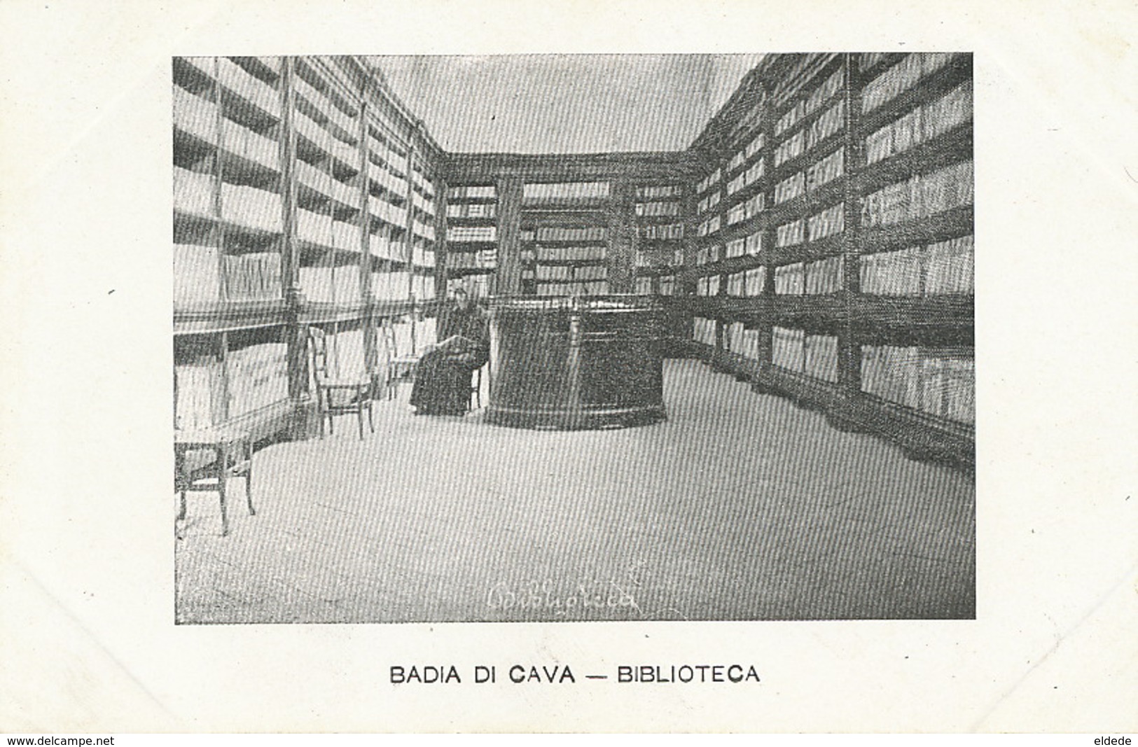 Badia Di Cava Biblioteca . Undivided Back - Cava De' Tirreni