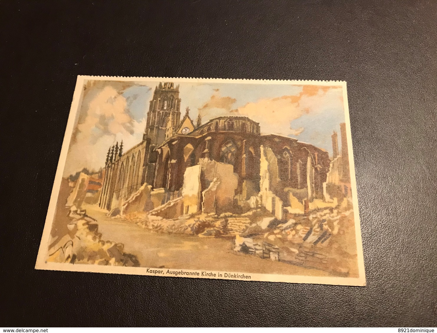 Dunkerque - Feldpost-karte - Kaspar - Ausgebrannte Kirche In Dünkirchen - Guerre 1914-1918 - Dunkerque