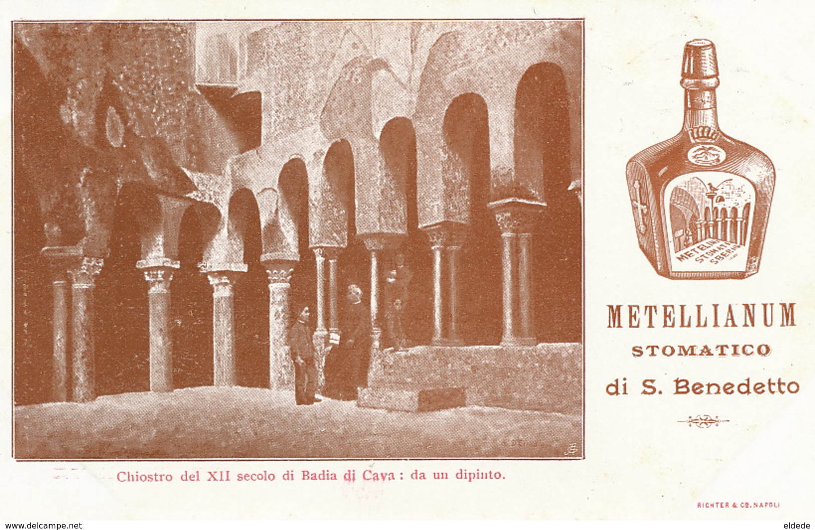 Advert Badia Di Cava Metellianum Stomatico Di S. Benedetto - Cava De' Tirreni