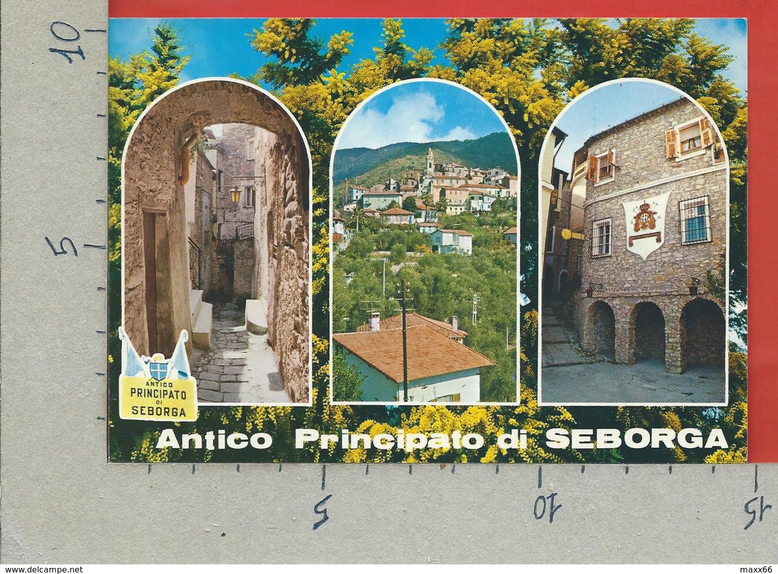 CARTOLINA VG ITALIA - ANTICO PRINCIPATO DI SEBORGA - Vedutine Multivue - 10 X 15 - 1987 - Imperia