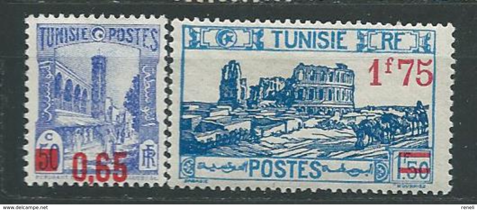 TUNISIE N°  182+184 *  TB - Neufs