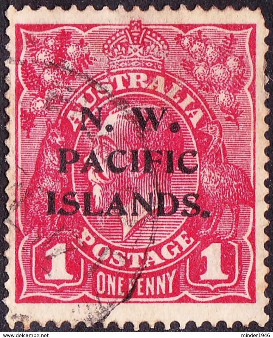 NEW GUINEA 1915 KGV 1d Carmine-Red SG67b FU - Papua New Guinea